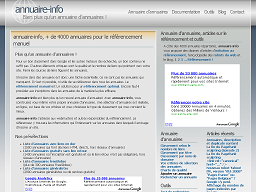 Annuaire info septembre 2009